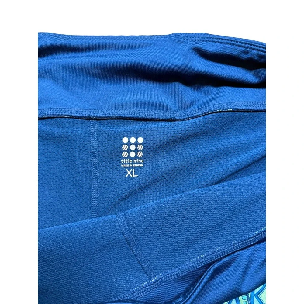 Title Nine Gidget Geometric Skort Skirt Womens Size XL Golf Tennis Pickleball